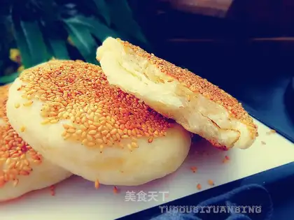A sesame pancakes