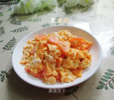 Pumpkin fried eggs
