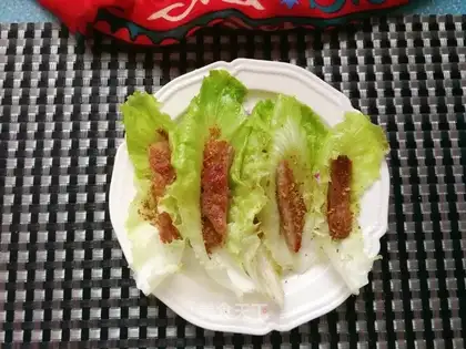 Beef with a pickle