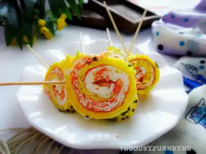 Lollipop omelet