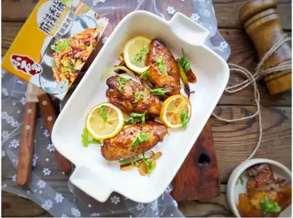 Lemon chicken wings