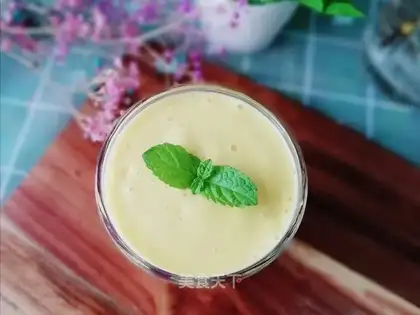 The durian mango milkshake