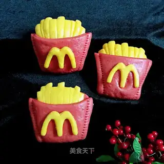 French fries, sandbags