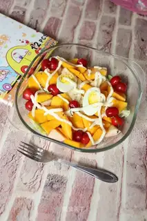 Egg and fruit salad
