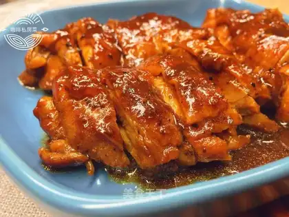 Black pepper chicken leg