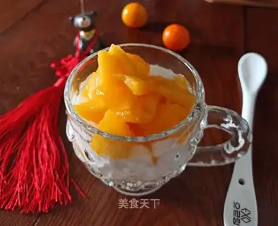 Peach yogurt