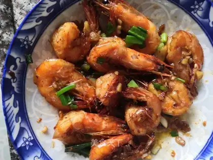 Garlic shrimp
