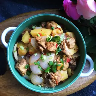 Chicken crotch potatoes