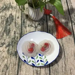 Rose cherry jelly