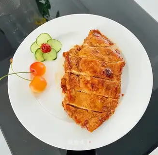 Fried chicken breasts