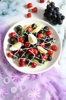 Cherry grape egg salad
