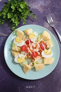 Shrimp fruit salad