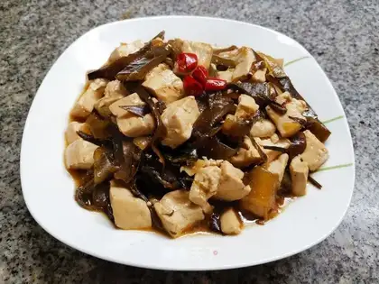 Seaweed tofu