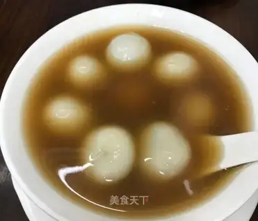 Ice cream ginger soup