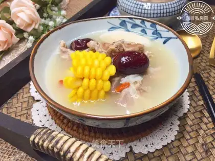 ♪ Mountain medicine corn broth ♪