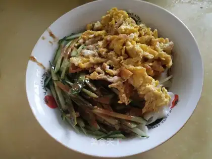 Duck and garlic noodles