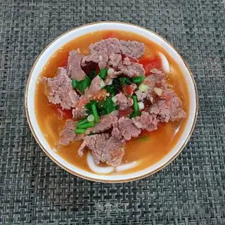 Tomato beef oatmeal