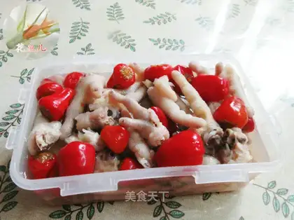 Paprika chicken claw