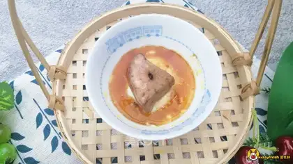 Goose liver spa eggs