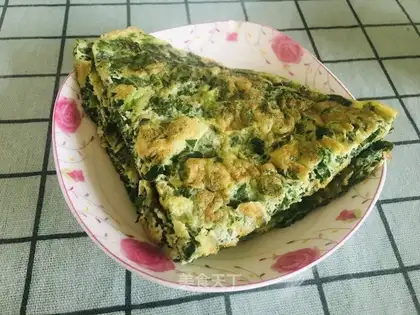 Celery omelet