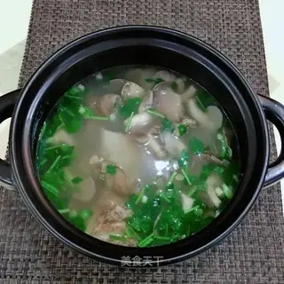 Brittle rib soup