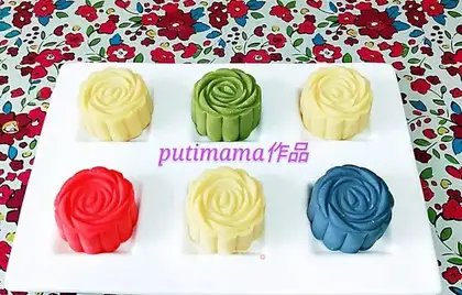 Blanche green bean mooncake