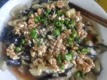 Steam eggplant