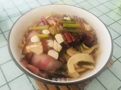 The meat radish drys