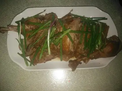 Smoky duck legs