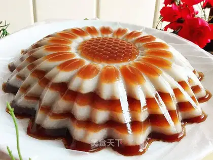 Coconut red sugar, lasagna
