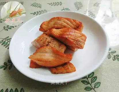Fried salmon