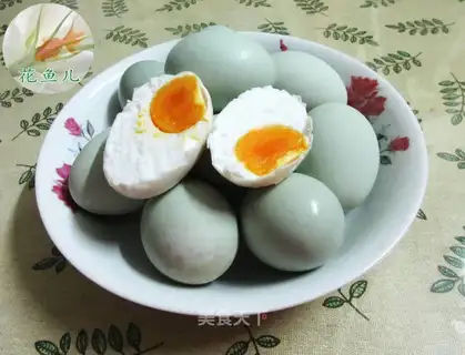 Homemade duck eggs