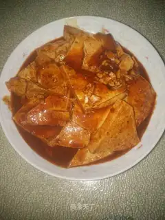 Red oil tofu