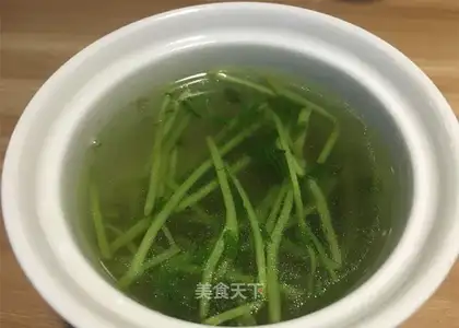 Bean seed soup
