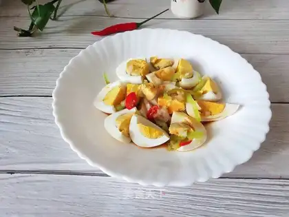 Garlic eggs