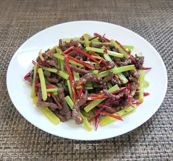 Dried beef silk