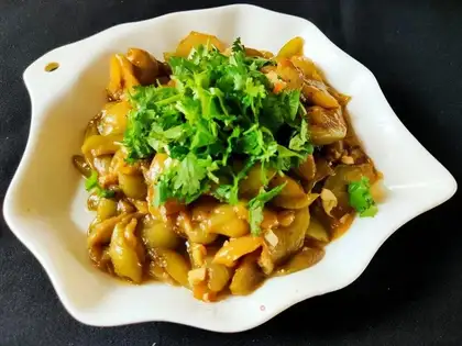 Fried eggplant