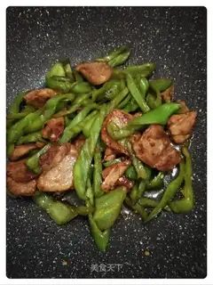 Chili fried meat
