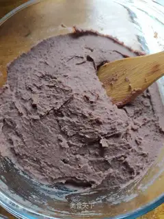 Homemade red bean sand