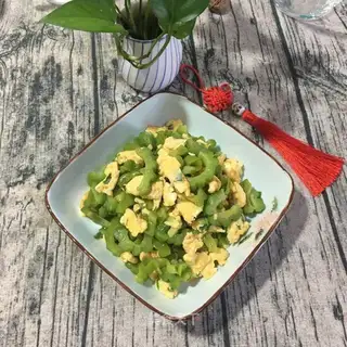Eggs and peppers