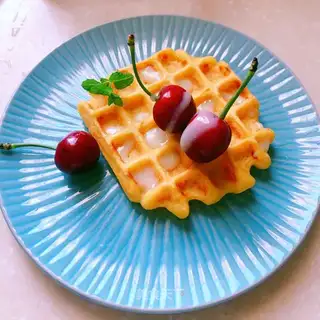 Pumpkin slag waffles
