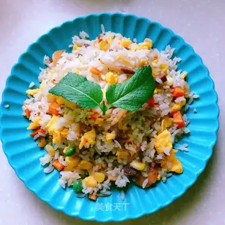 Ham and rice