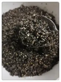 Black sesame pecan pie