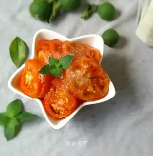 Sugar with tomatoes