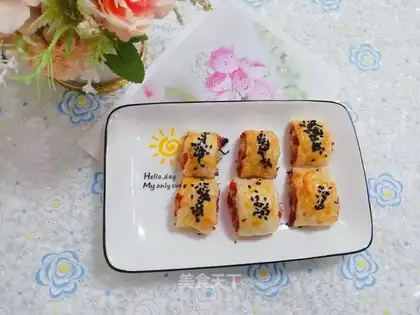 Red ham rolls