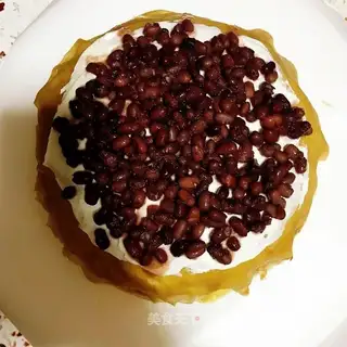Tea and bean cake