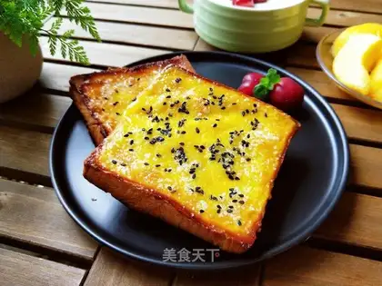 Caramel cheese sandwich