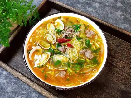 Powder beef soup