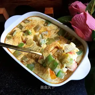 Smelt crab rods steam eggs