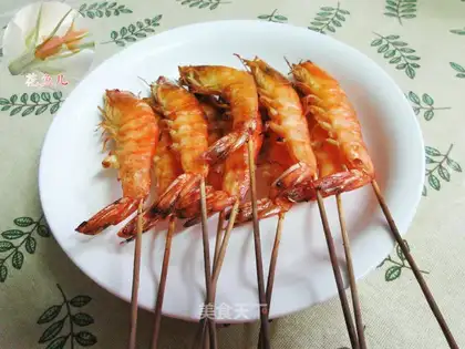 Boiled shrimp string